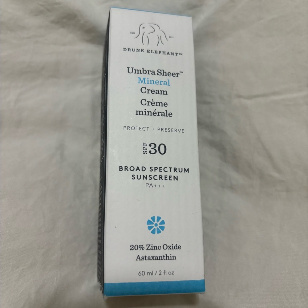 Drunk elephant mineral sunscreen 30SPF
